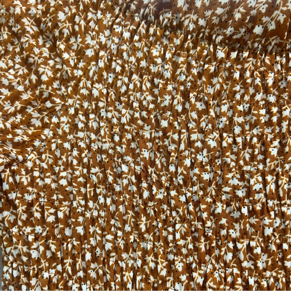 Orange Creek S Orange Jude Floral Smocked Dress - Picture 8 of 9